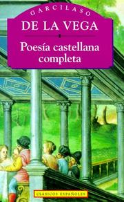 Cover of: Poesía castellana completa