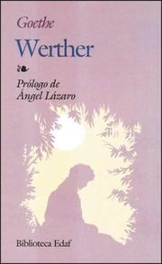 Cover of: Werther by Johann Wolfgang von Goethe