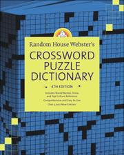 Cover of: Random House Webster's Crossword Puzzle Dictionary, 4th Edition