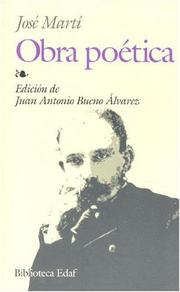 Cover of: Obra Poetica / Poetry Work