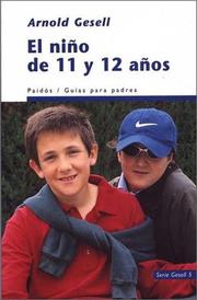 Cover of: El niño de 11 y 12 años