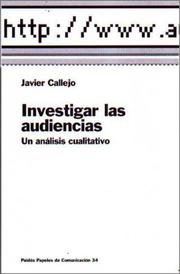 Cover of: Investigar Las Audiencias (Papeles de Comunicacion)