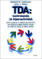 Cover of: Tda by Edward M. Hallowell, John J. Ratey