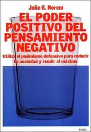 Cover of: El Poder Positivo Del Pensamiento Negativo