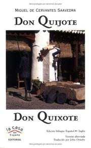 Cover of: Don Quijote / Don Quixote by Miguel de Cervantes Saavedra