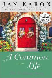 Cover of: A common life by Jan Karon