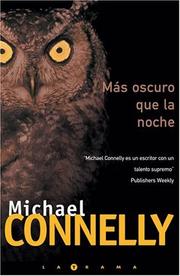 Cover of: Mas oscuro que la noche (Harry Bosch)