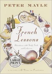 Cover of: French Lessons: Adventures with Knife, Fork, and Corkscrew (Random House Large Print) (Random House Large Print (Paper))