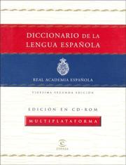 Cover of: Diccionario de la Lengua Espanola