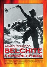Cover of: Belchite: a sangre y fuego