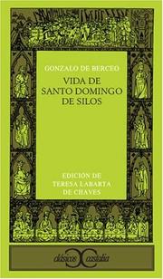 Cover of: Vida de Santo Domingo de Silos