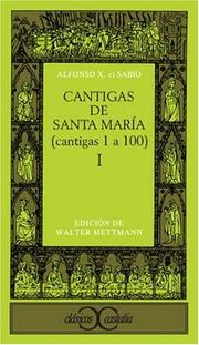 Cover of: Cantigas De Santa Maria