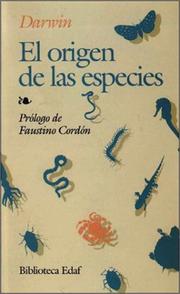 Cover of: El origen de las especies by Charles Darwin