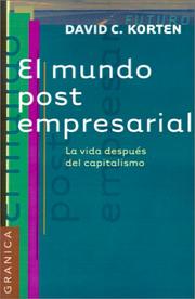 Cover of: El Mundo Post-Empresarial