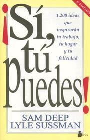 Cover of: Sí, tú puedes!