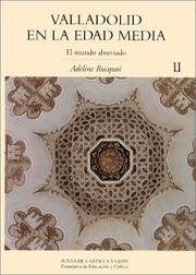 Cover of: Valladolid en la Edad Media by Adeline Rucquoi