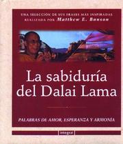Cover of: La Sabiduria del Dalai Lama
