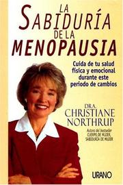 Cover of: LA Sabiduria De LA Menopausia by Christiane Northrup