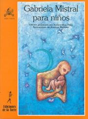 Cover of: Gabriela Mistral para niños