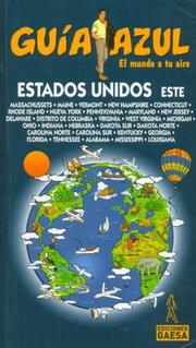 Cover of: Eeuu - Este/ East United States by Clemente Corona Mendez