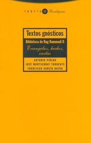 Cover of: Textos Gnosticos, Biblioteca de Nag Hammadi (Coleccion Paradigmas)