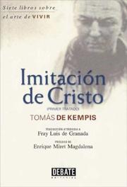 Cover of: Imitación de Cristo