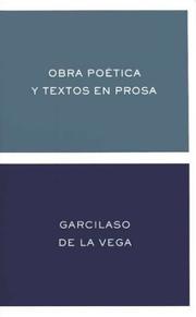 Cover of: Obra Poetica y Textos En Prosa