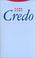 Cover of: Credo