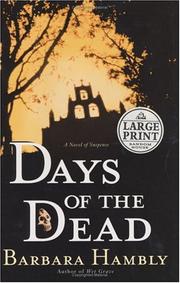 Cover of: Days of the dead by Barbara Hambly