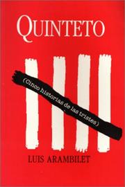 Cover of: Quinteto: Cinco historias de las tristes.