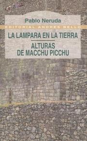 Cover of: La Lampara en la Tierra - Alturas de Macchu-Picchu