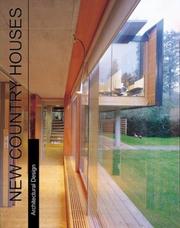 Cover of: New Country Houses (Architectural Design)