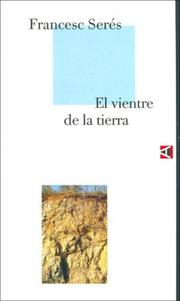 Cover of: El Vientre de La Tierra