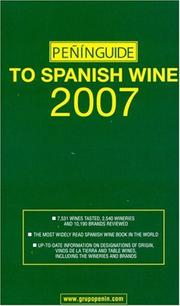 Cover of: Penin Guide To Spanish Wine 2007