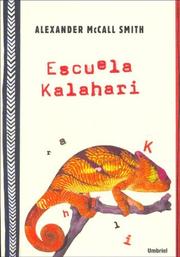 Cover of: Escuela Kalahari by Alexander McCall Smith