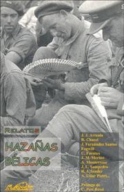 Cover of: Hazañas bélicas by J.J. Arreola ... [et al.] ; prólogo de Cristina Peri Rossi ; selección de Viviana Paletta y Javier Sáez de Ibarra.
