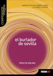 Cover of: El burlador de Sevilla (Compendios Vosgos series) by 