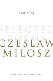 Cover of: Selected Poems by Czesław Miłosz
