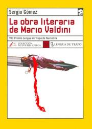 Cover of: La obra literaria de Mario Valdini