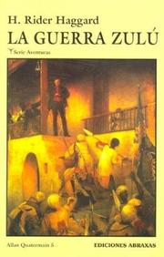 Cover of: La Guerra Zulu by H. Rider Haggard