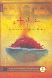 Cover of: Azafrán by José Manuel García Marín