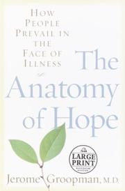 Cover of: The Anatomy of Hope by Jerome Groopman