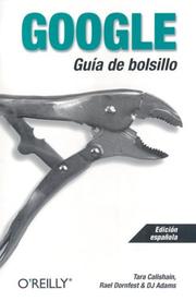 Cover of: Google Guía de Bolsillo | Rael Dornfest