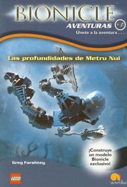 Cover of: Las profundidades de Metru Nui/The Darkness Below (Bionicle Aventuras) (Bionicle Aventuras)