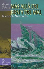Cover of: Mas alla del bien y del mal by Friedrich Nietzsche