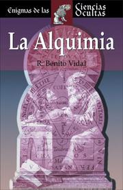 Cover of: La alquimia by R. Benito Vidal