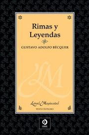 Cover of Rimas y leyendas (Letras mayusculas) by Gustavo Adolfo Bécquer