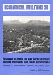 Cover of: Research in Arctic Life and Earth Sciences | Mats Sonesson
