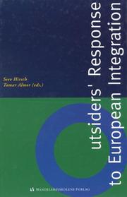 Cover of: Outsiders' response to European integration by edited by Seev Hirsch & Tamar Almor.