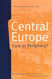 Cover of: Central Europe  by Christopher Lord